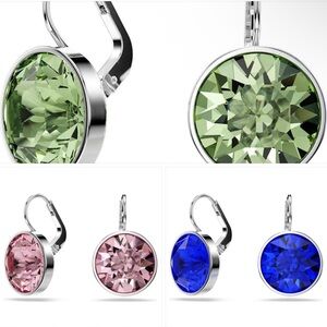 LOVELY PINK 🩷, Authentic Swarovski Bella Drop Earrings, Pink, 5724290. BNIB.